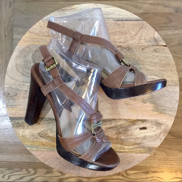 Vintage Michael Kors Brown Heels - Picture 3 of 11